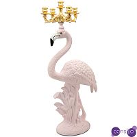 Подсвечник Candleholder Flamingo Bisc. Pink Gold