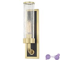 Бра Hudson Valley 1721-AGB Soriano 1 Light Wall Sconce In Aged Brass
