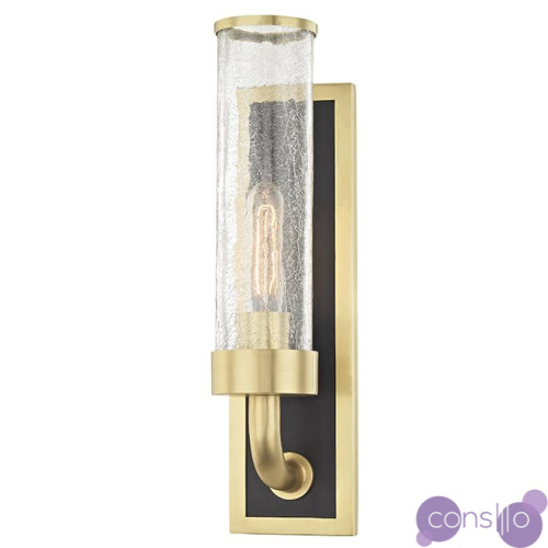 Бра Hudson Valley 1721-AGB Soriano 1 Light Wall Sconce In Aged Brass