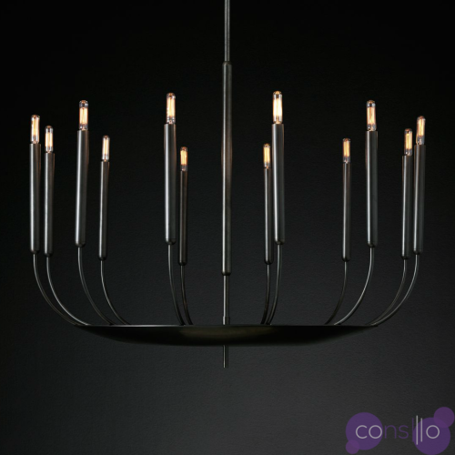 Люстра RH Quenouilles Round Chandelier black
