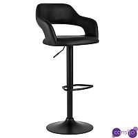 Барный стул черного цвета Strohach
