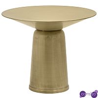 Круглый обеденный металлический стол Modern Caldron Metal Dining Table