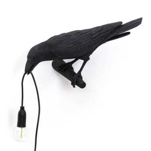 Бра Seletti Bird Lamp Black Looking designed by Marcantonio Raimondi Malerba