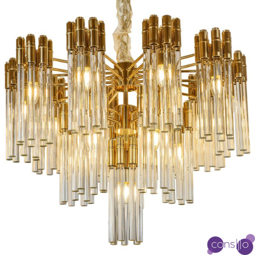 Люстра Contemporary Chandelier Crystal Gold