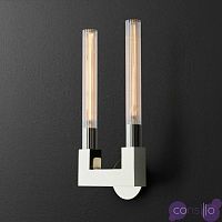 Бра RH CANNELLE wall lamp DOUBLE Sconces Chrome
