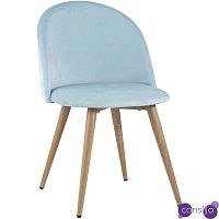 Стул Miruna Chair II Светло-Голубой Велюр