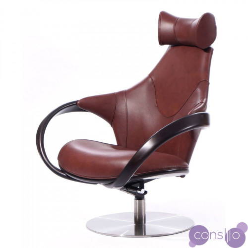 Кресло Apriori R коричневое