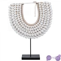 Ожерелье из ракушек на подставке Round Shell Necklace
