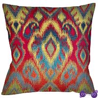 Декоративная подушка Ikat Pattern с разноцветным узором