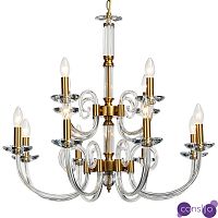 Люстра Twisted Glass Candles Chandelier 12