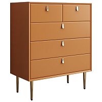 Комод Olson Leather Chest of Drawers 80