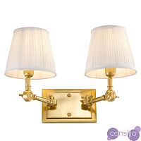 Бра Wall Lamp Wentworth Double Gold+White