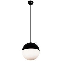 Подвесной светильник шар Ponzio Flos Black Sphere Hanging Lamp