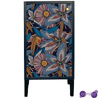 Шкаф с цветочным изображением Blue Floral Print Cabinet