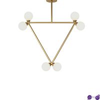 Потолочный дизайнерский светильник Triangle by Atelier Areti (золотой)