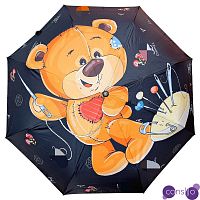 Зонт раскладной CHANEL дизайн 019 Черный цвет