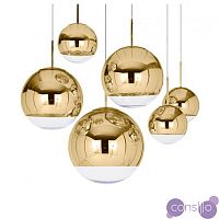 Подвесной светильник Mirror Ball Gold designed by Tom Dixon in 2003