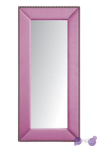 Зеркало напольное в полный рост розовое