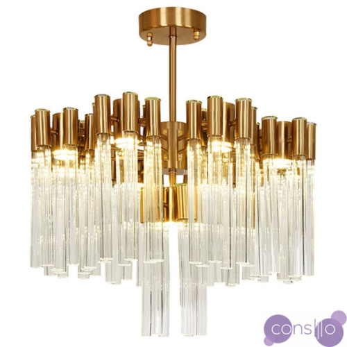 Люстра Contemporary chandelier crystal brass 65