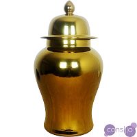 Ваза Gold Ceramic Chinese Jars with Lids