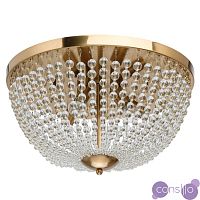 Потолочный светильник Virginia Clear Beads ceiling Gold S