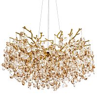 Люстра с хрустальными подвесками Fairytree Gold Crystal Chandelier 10