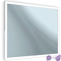 Зеркало в ванную с подсветкой белое 80х80 см Bella-35