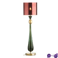 Настольная лампа Roser Burgundy Green Table Lamp