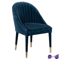 Стул Walton Chair blue velor