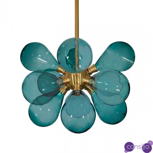 Люстра Simonet Chandelier Blue 50 см