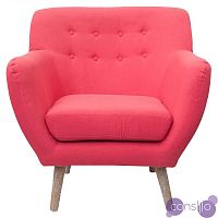 Кресло Fuller red розовое