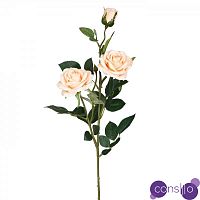 Декоративный искусственный цветок Large Branch Creamy Rose