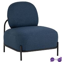 Кресло в синей рогожке COLOR BLOCK