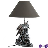 Настольная лампа с абажуром Дракон Silver Dragon