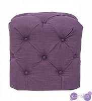 Пуфик квадратный со стяжкой фиолетовый 42 см Amrit purple