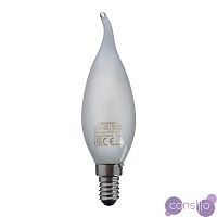 Белая матовая Свеча LED E14 4.5 W тёплый свет