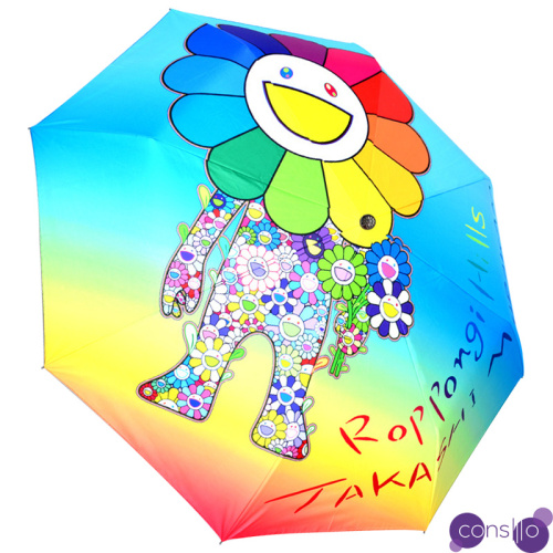 Зонт раскладной TAKASHI MURAKAMI дизайн 003 Мульти цвет