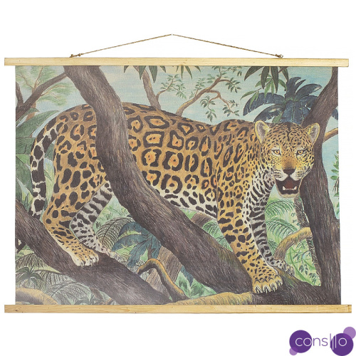 Подвесная картина Leopard Poster