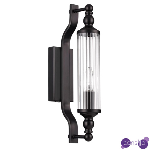 Бра Glass TUBE Черное