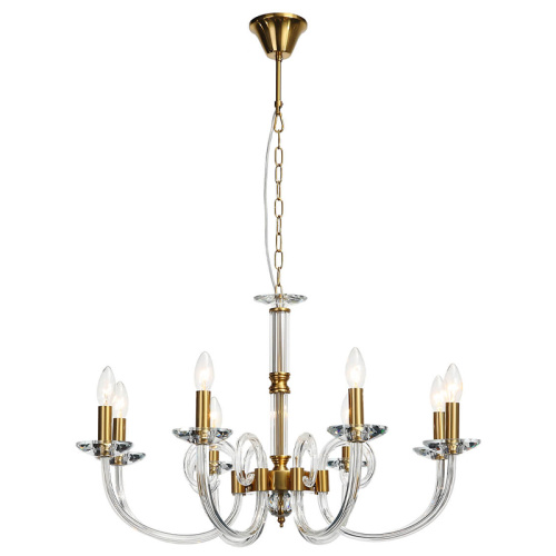 Люстра Twisted Glass Candles Chandelier