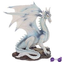 Декоративная статуэтка Белый Дракон Dragon White Statuette