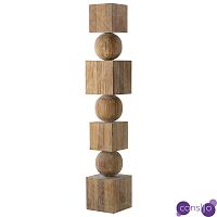 Арт-объект Art Object Squares and Balls made wood