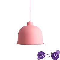 Подвесной дизайнерский светильник Grain by Muuto D21 (розовый)