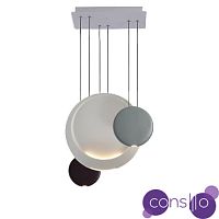 Подвесной дизайнерский светильник Cosmos Luna by Vibia (3 плафона)
