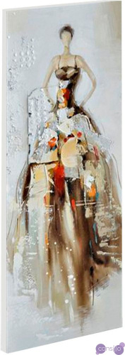 Картина маслом Девушка в платье