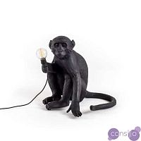 Настольный светильник копия Monkey by Seletti (черный)