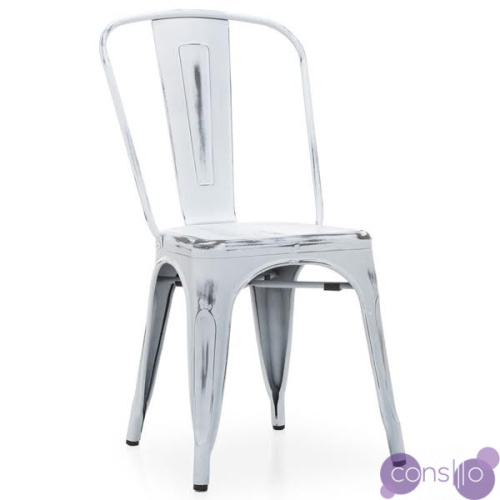 Кухонный стул Tolix Chair Vintage White designed by Xavier Pauchard in 1934