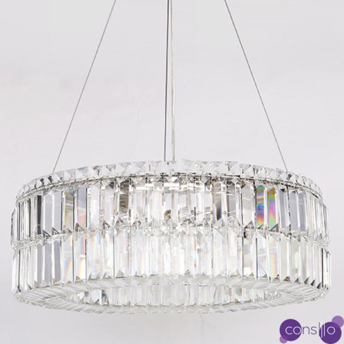 Люстра Darleen Crystal Nickel Chandelier 12