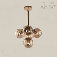 Люстра Modo Chandelier Gold designed by Jason Miller