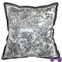 Декоративная подушка стиль Dior Toile de Jouy Fauna Pillow
